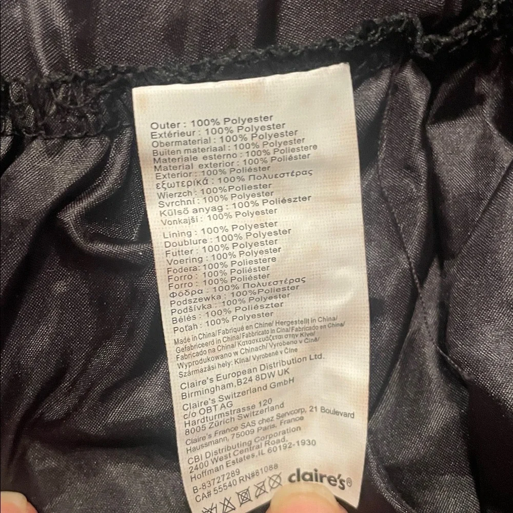 🔥4/$20 NWT Claire’s Witch Skirt - Girls